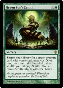 MTG 緑の太陽の頂点 　英 3枚セット 英】緑の太陽の頂点/Green Sun's Zenith[緑R]【MBS】 | モダン