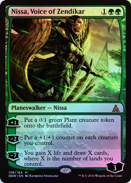 ゼンディカーの代弁者、ニッサ foil FOIL】【英】ゼンディカーの代弁者、ニッサ/Nissa, Voice of Zendikar