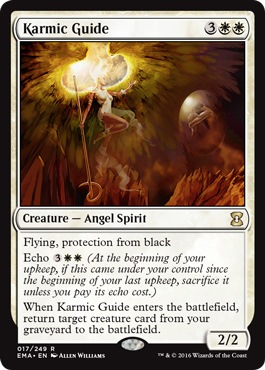 MTG Print MTG - Commander Vow Crimson - 霊体の先達 Guide 霊体の先達/Karmic 限定プレイマット マジック：ザ・ギャザリング