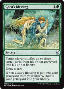 アリーナ　MTG foil 英語　ガイアの祝福 英】ガイアの祝福/Gaea's Blessing[緑U]【EMA】 | モダン以下・特殊