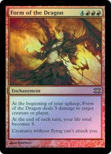 FOIL】【英】ドラゴン変化/Form of the Dragon[赤R]【FtV:Dragons