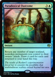 MTG アーティストプルーフ 逆説的な結果 foil ペイント FOIL】【英】逆説的な結果/Paradoxical Outcome[青R]【KLD