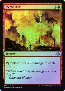 FOIL】【英】紅蓮地獄/Pyroclasm[赤U]【MM3】 | モダン以下