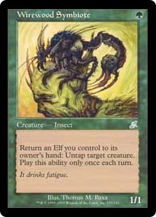 英】ワイアウッドの共生虫/Wirewood Symbiote[緑U]【SCG】 | モダン