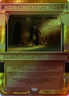 スカラベの神 MPS マスターピース Foil MTG Foil《スカラベの神⁄The