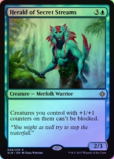 【ご確認用】イクサラン プロモ foil 秘滝の軍使 日本語 1枚　MTG ミントモール / MINT GAMES MTG(東日本橋) / 【XLN】【ENG】《秘