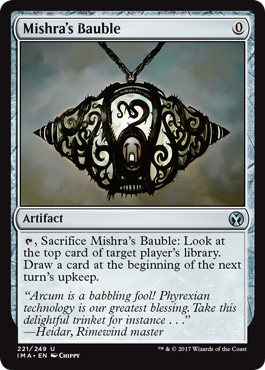 MTG ミシュラのガラクタ/Mishra's Bauble 英英英英 英】ミシュラのガラクタ/Mishra's Bauble[無色U]【IMA】 | モダン以下