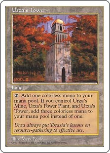 ウルザの塔　英語4枚セット 英】ウルザの塔/Urza's Tower[土地C]【5ED】 | モダン以下・特殊セット