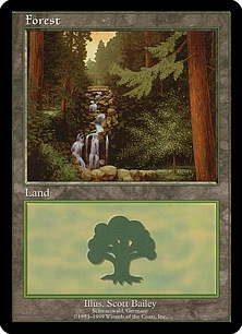 MTG 森 ユーロランド フランス プロモ イベント配布》【英】森/Forest[土地P]【ユーロランド - 1】 | プロモ