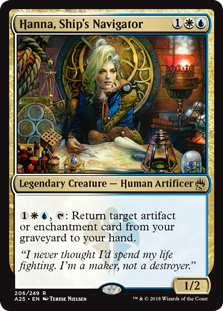 英】航行長ハナ/Hanna, Ship's Navigator[金R]【A25】 | モダン以下