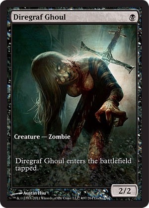 イベント配布》【英】戦墓のグール/Diregraf Ghoul[黒P]【ゲームデー