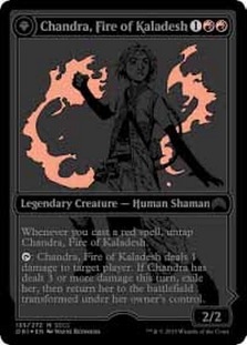 カラデシュの火、チャンドラ 英語 SDCC Foil イベント配布》【FOIL】【英】カラデシュの火、チャンドラ