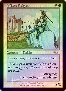 イベント配布》【FOIL】【英】白騎士/White Knight[白P]【FNM