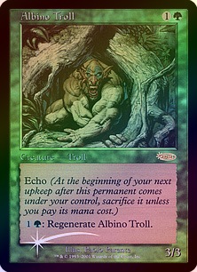 イベント配布》【FOIL】【英】アルビノ・トロール/Albino Troll[緑P