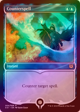 FOIL】【英】対抗呪文/Counterspell[青R]【SS1】 | モダン以下・特殊
