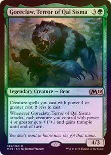 MTG カル・シスマの恐怖、殺し爪 Foil ロシア語 FOIL】【英】カル・シスマの恐怖、殺し爪/Goreclaw, Terror of