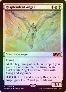 MTG 輝かしい天使 Foil 英語