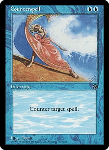 MTG 対抗呪文 Counterspell アリーナ プロモ イベント配布》【英】対抗呪文/Counterspell[青P]【アリーナ