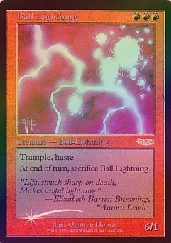 MTG 美品 ボールライトニングFoil 限定記念品 イベント配布》【FOIL】【英】ボール・ライトニング/Ball