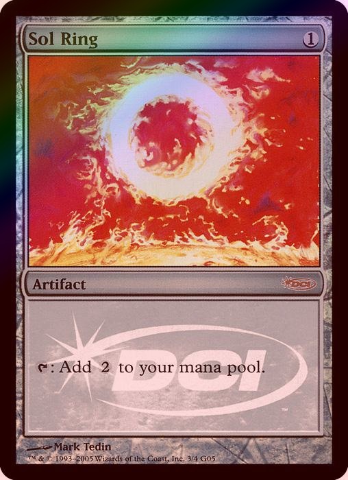 太陽の指輪　Sol Ring イベント配布》【FOIL】【英】太陽の指輪/Sol Ring[無色P