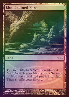 Mtg Foil 血染めのぬかるみ ジャッジ褒賞 プロモ イベント配布》【FOIL