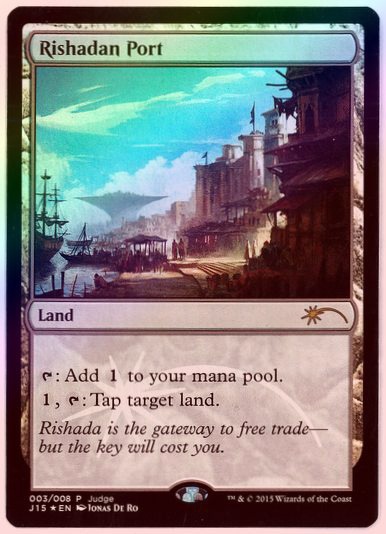 MTG　リシャーダの港【Foil】 イベント配布》【FOIL】【英】リシャーダの港/Rishadan Port[土地P