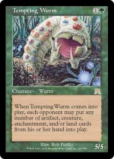 英】誘うワーム/Tempting Wurm[緑R]【ONS】 | モダン以下・特殊セット