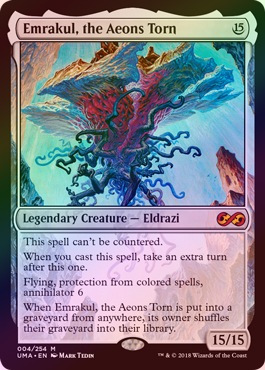 MTG FOIL 引き裂かれし永劫、エムラクールプロモ FOIL】【英】引き裂かれし永劫、エムラクール/Emrakul, the