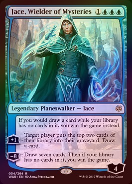 FOIL】【英】神秘を操る者、ジェイス/Jace, Wielder of Mysteries [青R