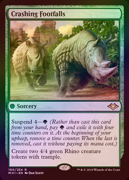 MTG衝撃の足音foil4枚