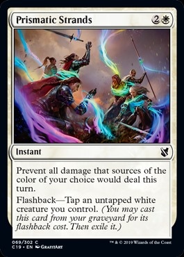 MTG 虹色の断片 中国語 foil 英】虹色の断片/Prismatic Strands[白C]【C19】 | モダン以下・特殊