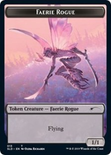 英】フェアリー・ならず者 トークン No.013/Faerie Rogue Token No.013