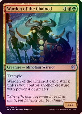 ��FOIL�ۡڱѡ۷Ҥ��줿�Ԥ��ֿ�/Warden of the Chained[¿��U]��THB��