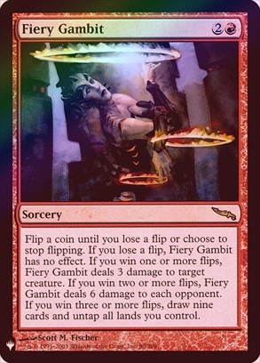 FOIL】【英】焦熱の計画/Fiery Gambit[赤R]【MB1】 | モダン以下・特殊
