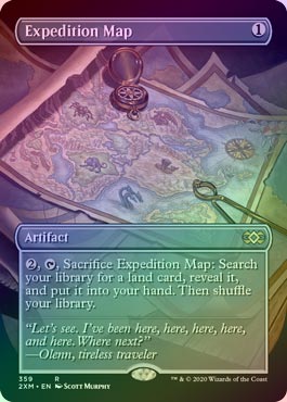 FOIL】【英】探検の地図/Expedition Map[無色R]【2XM】[拡張