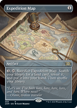 MTG 探検の地図 Expedition Map 拡張 英語版 4枚セット2XM 英】探検の地図/Expedition Map[無色R]【2XM】[拡張アート版] | モダン