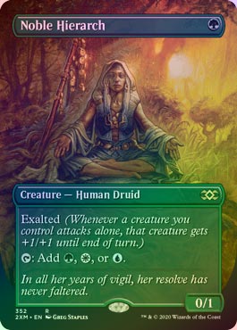 MTG foil 貴族の教主 日)【Foil】貴族の教主 / Noble Hierarch【UMA】 No.174｜MtG