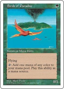 極楽鳥/Birds of Paradise 英】極楽鳥/Birds of Paradise[緑R]【5ED】 | モダン以下・特殊セット