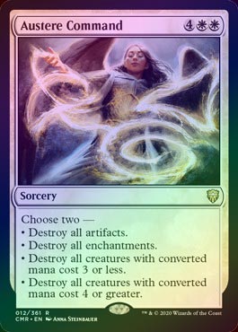 ��FOIL�ۡڱѡۼ��Ǥ�̿��/Austere Command[��R]��CMR��