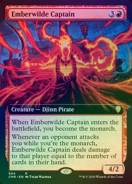 mtg エンバーワイルドのカリフ MIR 英語1枚 Emberwilde FOIL】【英】エンバーワイルドの隊長/Emberwilde Captain[赤R]【CMR