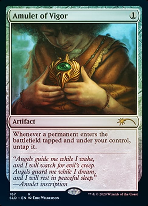 精力の護符/Amulet of Vigor foil４枚セット FOIL】【英】精力の護符/Amulet of Vigor[無色P]【SLD】[Secret
