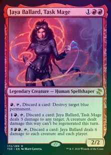FOIL】【英】特務魔道士ヤヤ・バラード/Jaya Ballard, Task Mage