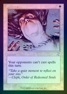 Secret Lair Series 沈黙/Silence モノクロ版 Foil