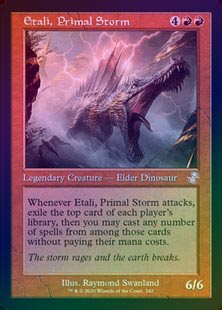 mtg 原初の嵐エターリ 箔押しプロモ foil edh mtg 原初の嵐エターリ 箔押しプロモ foil edh FOIL)(フルアート