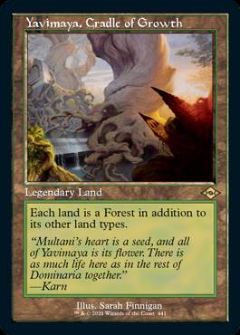 ロシア語　成長の揺り篭、ヤヴィマヤ　旧枠FOIL モダンホライゾン2 MTG ロシア語 成長の揺り篭、ヤヴィマヤ 旧枠FOIL モダンホライゾン2