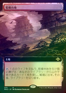 乾燥台地　日本語版　拡張　Foil　2枚セット　モダンホライゾン 乾燥台地 日本語版 拡張 Foil 2枚セット モダンホライゾン FOIL】【日