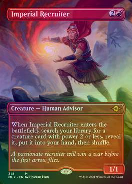 MTG 帝国の徴募兵/Imperial Recruiter 日本語版 PTK 赤 Recruiter 帝国の徴