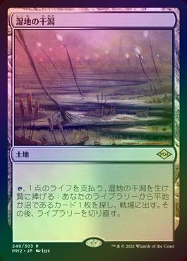 FOIL】【日】湿地の干潟/Marsh Flats[土地R]【MH2】 | モダン以下