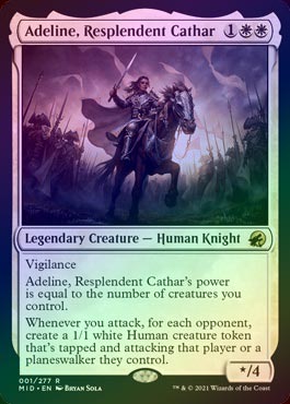 MTG FF 光の英雄(輝かしい聖戦士、エーデリン) 継承史 foil MTG
