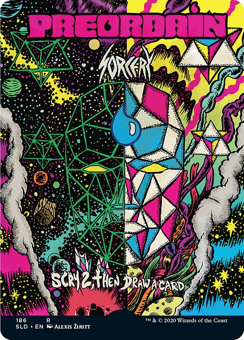 英】定業/Preordain[青P]【SLD】[Secret Lair] | プロモ・プレリリース